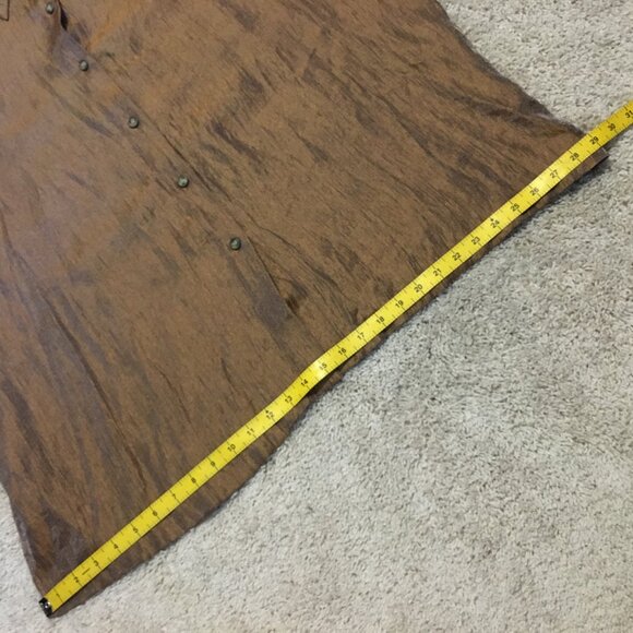 Vintage Coldwater Creek Golden Brown Button Down Shirt - Picture 14 of 16